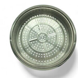 Curtis Stone Multipurpose Steamer Tray Stainless Steel NEW Fits in 12-3/8" Diam.